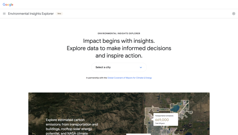 Environmental InsightsExplorer