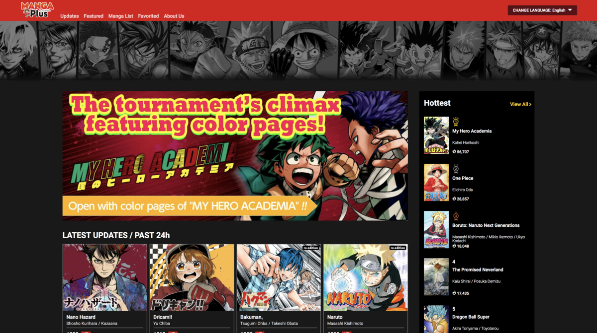 MANGA Plus by SHUEISHA