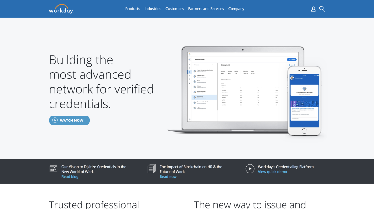 Workday Credentials