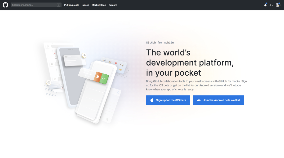 GitHub for mobile